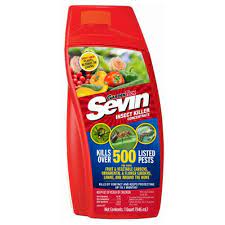 I spray sevin around my porch and my tomatoes plants; Sevin Insect Killer Concentrate For Gardens And Flowers 32 Oz Walmart Com Walmart Com