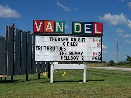 Oh Middle Point Van Del Drive In Drive In Theater Van Wert Ohio Delphos