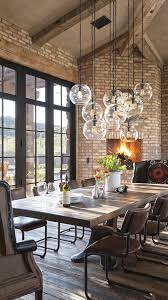 Shop for modern rustic dining room at crate and barrel. Rustic Eclectic Dining Room Rustic Dining Room Design Ideas Eclectic Dining Room Dining Room Industrial Modern Chandelier Dining