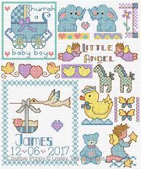 Birth announcement cross stitch pattern, love you to the moon and back baby boy personalized modern instant download pdf, cute nursery decor. Cross Stitch Kits Baby Shop Clothing Shoes Online