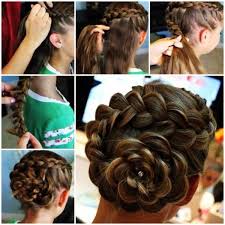 Q&a with style creator, rochelle randall hairstylist & barber @ hair by add some fresh flowers or other hair accessories and it's perfect for a bride or bridesmaids. Diy Side Braid Rose Flower Hairstyle Tutorial Diy Tutorials