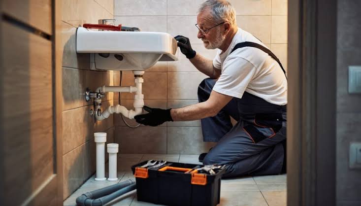 Modern residential plumbing requires precise technical diagnosis and immediate intervention., AI generated