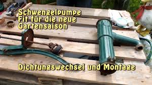 Wasserpumpe regentonne flugelpumpe gartenpumpe handpumpe diy crafts outdoor garden hose. Schwengelpumpe Fit Fur Die Neue Gartensaison Youtube
