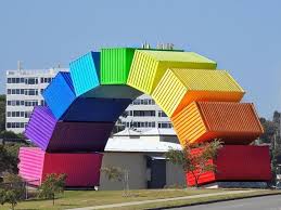 Rainbow Containers Fremantle Western Australia 3652 X 2739 Oc Installation Art Street Art Fremantle
