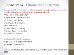 The diary of anne frank. Mrs Frank Character Traits