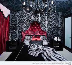 Decorate in gothic colors in shades of reds, purples, black. 15 Gorgeous Gothic Bedroom Ideas Home Design Lover Gothic Decor Bedroom Gothic Bedroom Gothic Bedroom Ideas