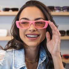 Óculos de Sol Deise Rosa Transparente