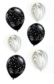 Black And White Balloons Black And White Balloon Marble Balloons Black White Balloons Marble Balloons White Balloons