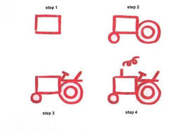 Tu veux te protéger de la pluie ? How To Draw Transport How To Draw A Tractor Drawing Lessons For Kids Tractor Drawing Drawing For Kids