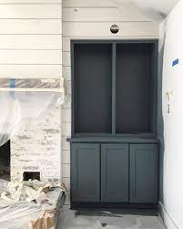 Maybe you would like to learn more about one of these? Cabinet Painting Is Almost Finished At The Irwin Farmhouse We Had A Color Choice Deliberation Painted Furniture Colors Living Room Built In Williams Furniture