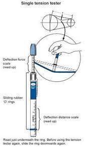 how to measure v belt tension without gauge belt image and