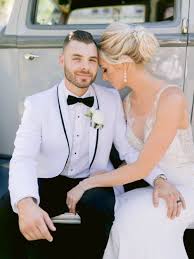 You may choose not only a white dress but also a black and. Classic Black White Wedding With Hints Of Gatsby Ruffled