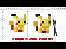 Pixel Art Google Sheets Youtube Pixel art was brought to the mainstream with the release of gaming consoles in the early eighties. pixel art google sheets