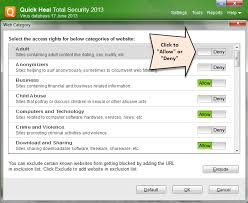 How To Set Up Quick Heal Parental Control Feature