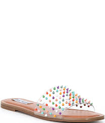Check spelling or type a new query. Steve Madden Crusade Clear Rainbow Studded Sandals Dillard S