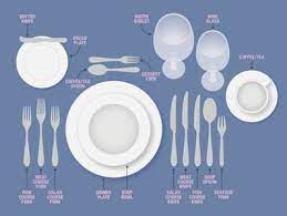 Set up banquet tables to allow 30 inches of space between each table. Here S What A Super Elaborate Table Setting Looks Like Dinner Table Setting Proper Table Setting Table Settings
