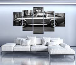 About 0% of these are mirrors. 5 Piece Ford Mustang Gt500 Eleanor Canvas Wall Art Paintings Poster Wall Pictures Home Decoration Painting Calligraphy Aliexpress
