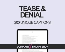 200 Tease and Denial Captions Bundle, Seductive and Tortmenting Phrases for  Building Anticipation - Etsy Australia