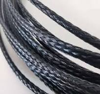 Cable Protection Sleeve Pet/PPS/Nylon Braided Sleeve Expandable Braided  Cable Sleeving Black Color