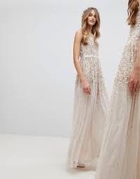 Amelia Rose Amelia Rose Embellished Ombre Sequin Cami Strap Maxi Dress Pretty Bridesmaid Dresses Bridesmaids Dress Inspiration Short Bridesmaid Dresses