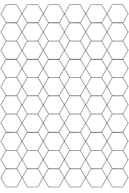 Free Printable Hexagonal Graph Papers Template Free Graph Paper Printable Printable Graph Paper Graph Paper Designs Paper Template Free Printable