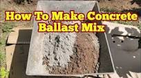 Mixing Ballast & Cement: Setting Base Footing Foundation For A Retaining  Wall