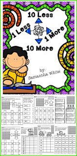 One More One Less Ten More Ten Less This Download Contains 24 Pages To Provide Your Students Practice With On 120 Chart 1st Grade Math Classroom Activities