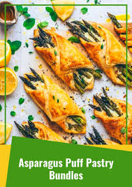 Asparagus Puff Pastry Bundles Cheese Puff Pastry Savory Brunch Recipes Yummy Appetizers