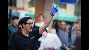 Large Crowd Embraces the Return of Poly Pack's Egg Drop Competition