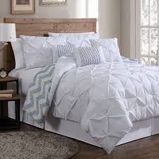 Ella Reversible Comforter Set In White Comforter Sets White Comforter Queen Size Comforter Sets