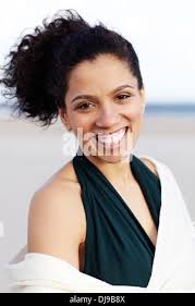 Ritratto, giovane donna da Brooklyn & la sua zia polacca Foto stock