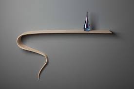L'idée d'étagère murale est très bonne particulièrement pour la cuisine. Etagere Flottante Genie David Tragen Design Original En Bois Massif En Frene