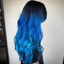 This chic ombré hair look is just for you. 25 Stunning Blue Ombre Hair Colors Trending Right Now