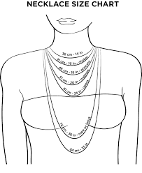 Neck size measurement chart and health information measurement chart neck chart. Bead And Necklace Size Charts International Gem Society