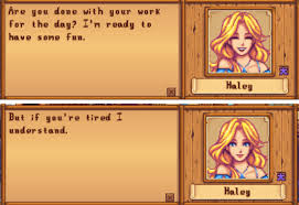 Haley is so considerate when it comes to sexy time. (p.s.: Sorry for all  the Haley posts, I just think she's awesome; had never seen the bottom  one). : r/StardewValley