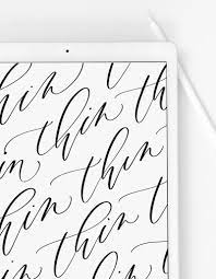 Tap the download button to open six free procreate brushes right onto your ipad! Thin Calligraphy Procreate Brush Shop Saffron Avenue Brand Styling Modern Calligraphy Lifestyle Blog Www Saffronavenue Com