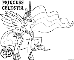 Print princess celestia to color. Princess Celestia Coloring Pages Princess Celestia Printable 2021 4934 Coloring4free Coloring4free Com