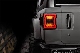 Oracle Lighting 5852 504 Black Series Led Tail Lights For 18 21 Jeep Wrangler Jl Quadratec