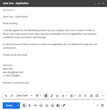 Follow Up Email After Application Templates (Copy&Paste) | Liveagent