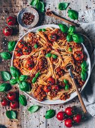 Vegan Spaghetti Bolognese Recipe Vegan Spaghetti Spaghetti Bolognese Vegan Bolognese Sauce