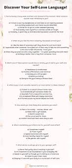 Please, try to prove me wrong i dare you. How To Find Your Self Love Language Printable Quiz Nunziadreams