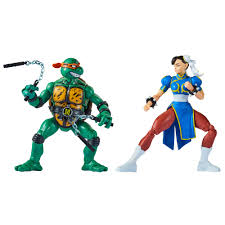 Bandai - Officiële actiefiguren 15 cm Teenage Mutant Ninja Turtles x Street  Fighter - Mike vs Chun Li - P81252 : Amazon.nl: Toys & Games
