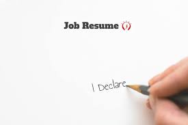 Importance Of Resume Declaration And Whether You Should Have It