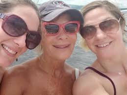 Millie the Sharpei's first boat ride of the season