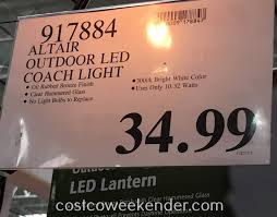 Altair Outdoor Led Coach Lantern Costco Weekender