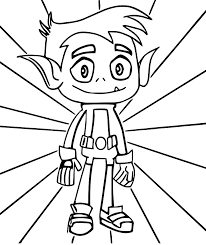 Click the happy beast boy coloring pages to view printable version or color it online (compatible with ipad and android tablets). Happy Beast Boy Coloring Page Free Printable Coloring Pages For Kids