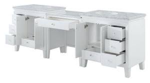 To get an ultimate comfort, a window is built on top of the seating area to let the light comes in maximumly. Makeup Vanity Tables Bathroom Makeup Vanity Makeup Sink Vanity