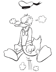 The image can be easily used for any free creative project. Mad Donald Duck With Smoke Coloring Page Gif 670 867 Ausmalbilder Ente Ausmalen