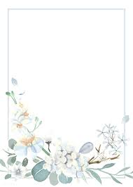 Modern design for wedding card, invitation, birthday, cover, flyer, brochure. Invitation Card With A Light Blue Theme Free Image By Rawpixel Com Flower Background Wallpaper Floral Poster Flower Backgrounds