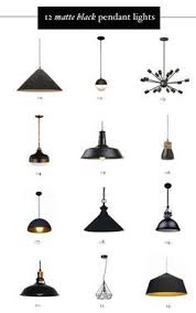 Cool Hunting Matte Black Hardware The Effortless Chic Black Light Fixture Kitchen Pendant Lighting Black Pendant Light